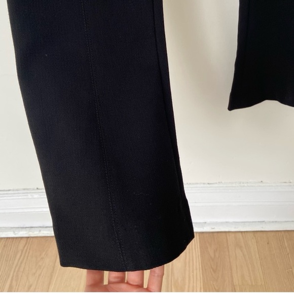 NWOT Club Monaco Slim Kick Flare Pants in Black - Picture 7 of 9